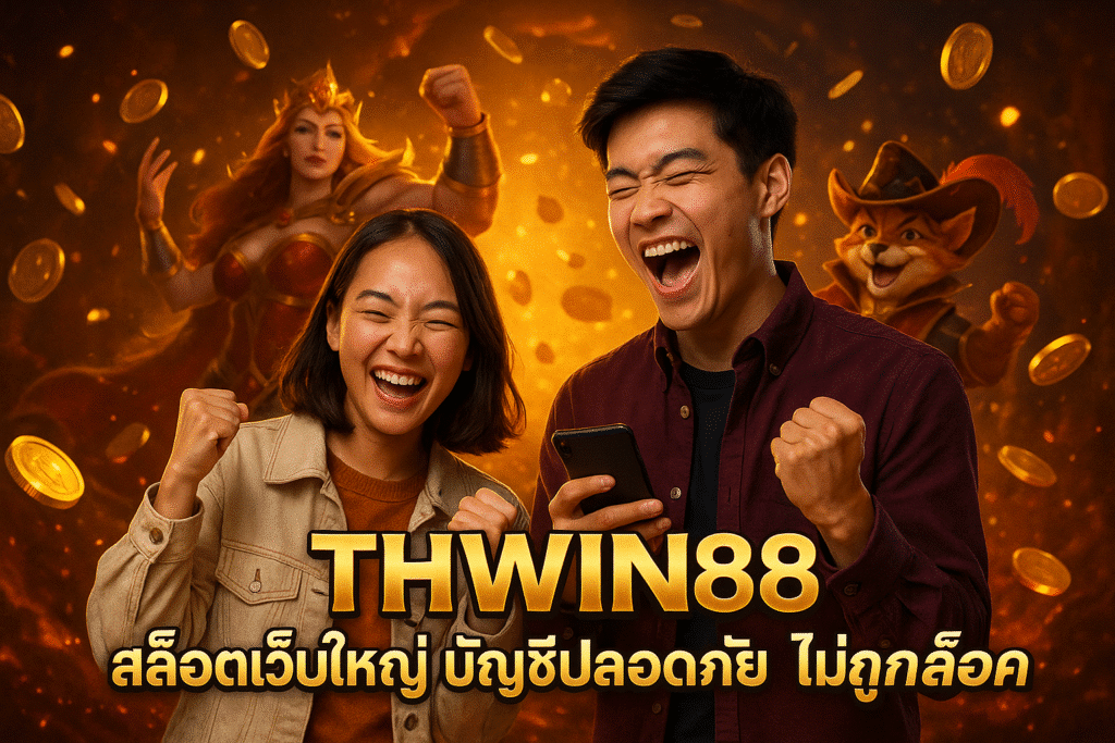 THWIN88 สล็อตเว็บใหญ่ บัญชีปลอดภัย ไม่ถูกล็อค
