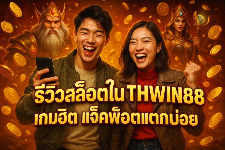 รีวิวสล็อตใน THWIN88: เกมฮิต แจ็คพ็อตแตกบ่อย