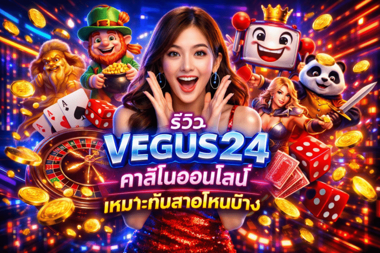 รีวิว VEGUS24 คาสิโนออนไลน์ เหมาะกับสายไหนบ้าง