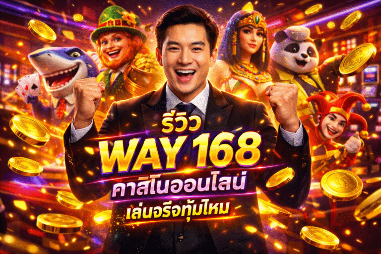 รีวิว WAY 168 คาสิโนออนไลน์ เล่นจริงคุ้มไหม